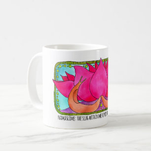 Schnecken- und Lotos-Tasse Kaffeetasse
