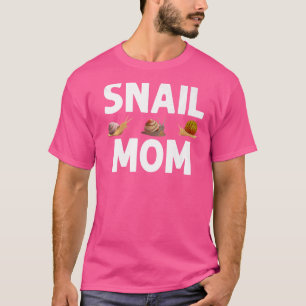 Schneckendesigns für Mamas Gastropod Lazy Slug T-Shirt