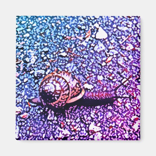 Schneckenmosaik Magnet (Vorne)