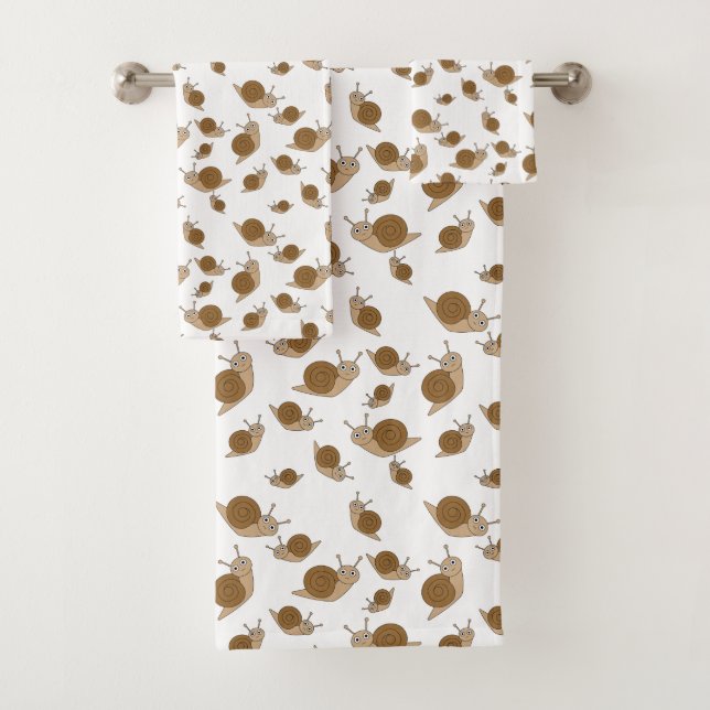 Schneckenmuster Badhandtuch Set (Insitu)
