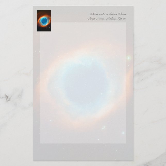 Schneckennebelfleck-alias Auge des Gottes Briefpapier (Vorderseite)