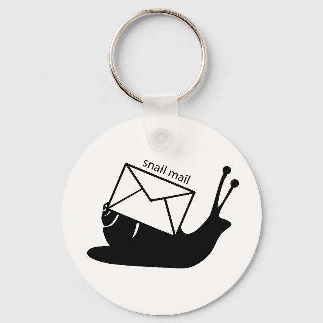 Schneckenpost Schlüsselanhänger (Vorderseite)