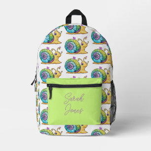 Schneckenrucksack, einer von einer Art personalisi Bedruckter Rucksack