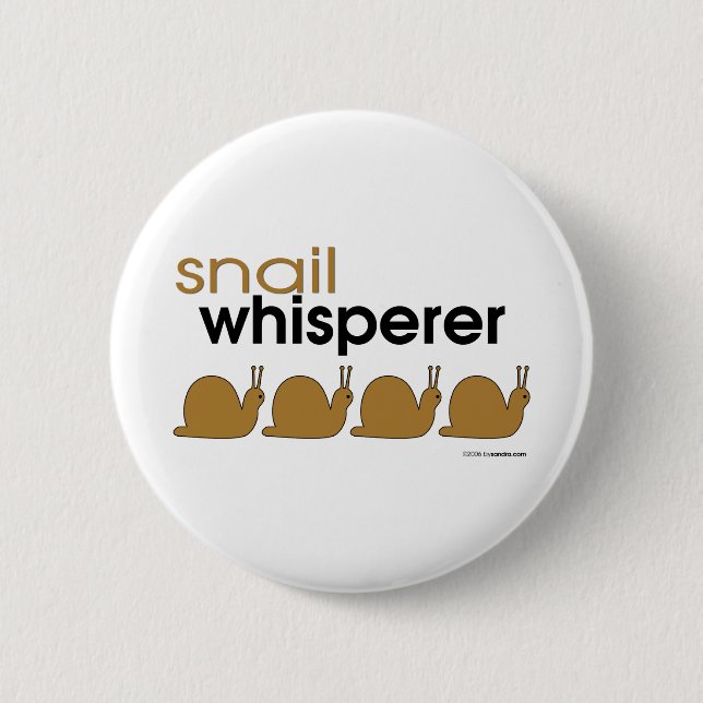 SchneckeWhisperer Button (Vorderseite)