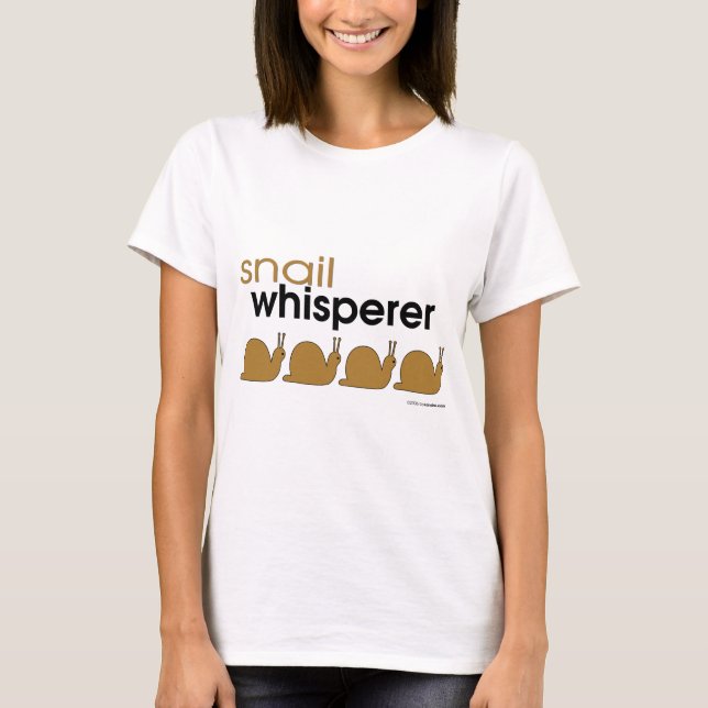 SchneckeWhisperer T-Shirt (Vorderseite)