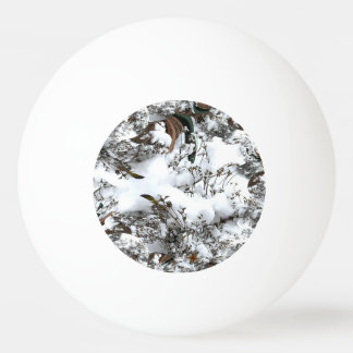 Schnee-Abstrakt Tischtennisball