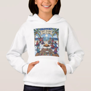 Schnee am Meer Hoodie
