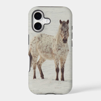 Schnee-Appaloosa-Handyhülle