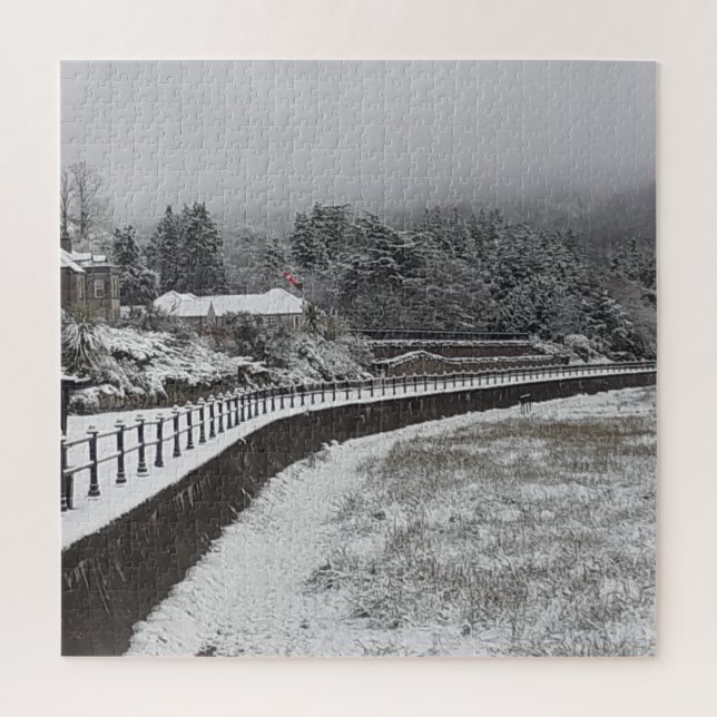 Schnee auf dem Prom Jigsaw Puzzle (Vertikal)