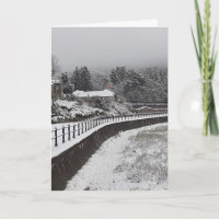 Schnee auf dem Rom Weihnachten