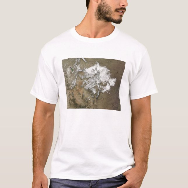 Schnee bedeckt das Rocky Mountains im Vereinigten  T-Shirt (Vorderseite)