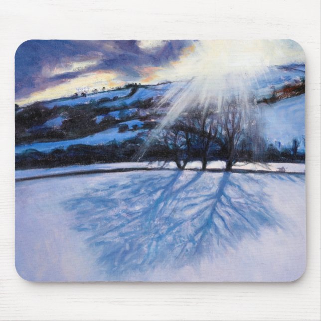 Schnee beschattet 2009 mousepad (Vorne)