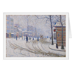Schnee, Boulevard de Clichy, Paris, 1886