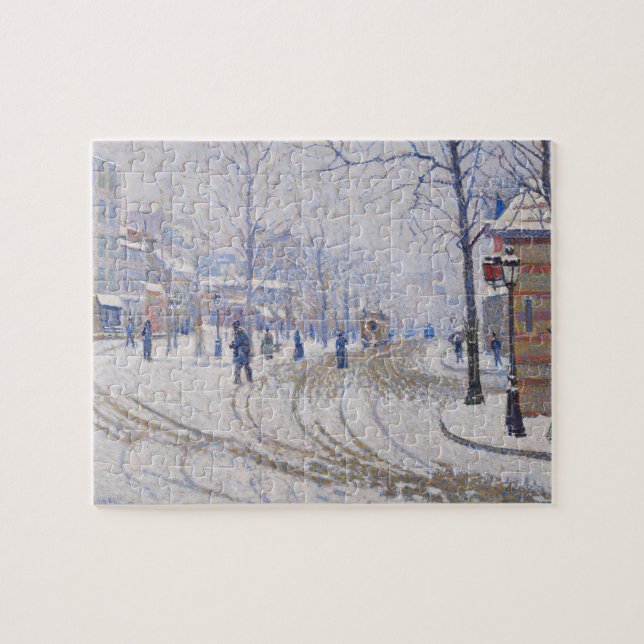 Schnee, Boulevard de Clichy, Paris, 1886 (Horizontal)