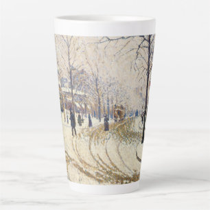 Schnee, Boulevard de Clichy, Paris von Paul Signac Milchtasse