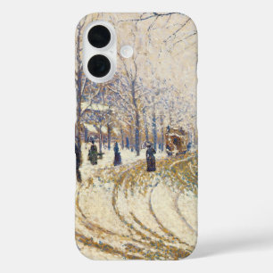 Schnee, Boulevard de Clichy, Paris von Paul Signac title_seo2