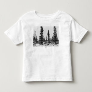 Schnee-Camping nördlich des nördlichen Kleinkind T-shirt