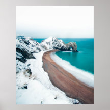 SCHNEE DURDLE TÜR, LULWORTH, DORSET, Vereinigtes K