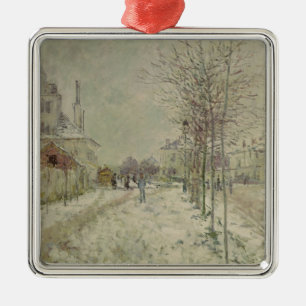 Schnee-Effekt Claude Monets Ornament Aus Metall