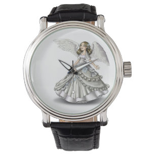 Schnee-Engel Armbanduhr