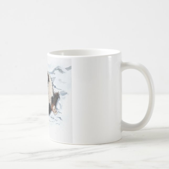Schnee-Engel Kaffeetasse (Rechts)