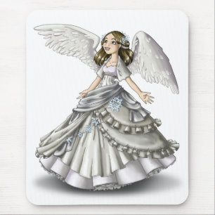 Schnee-Engel Mousepad