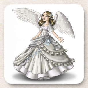 Schnee-Engel Untersetzer