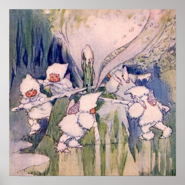 Schnee-Feien machen Schnee Poster (Vorne)