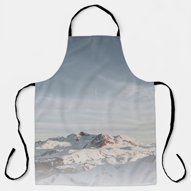 SCHNEE FEUERT AM TAG SCHÜRZE (Vorderseite)