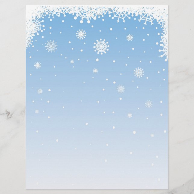 Schnee-Flyer Flyer (Vorne)