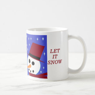 SCHNEE FRAU SCHNEE MAN SCHNEE MENSCHEN "LASS ES SC KAFFEETASSE