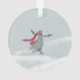 Schnee-Freude-Verzierung Ornament