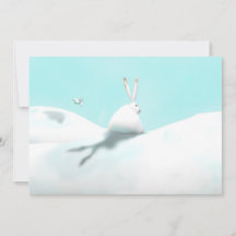 Schnee-Hasen und Feriengeschenk