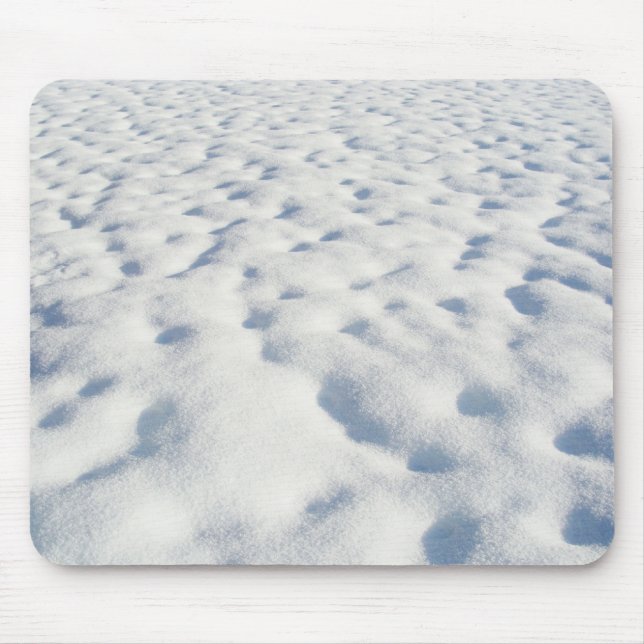 Schnee-Hintergrund - Mousepad (Vorne)