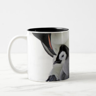 Schnee-Hügel-Insel des Kaiser-Pinguin- Zweifarbige Tasse