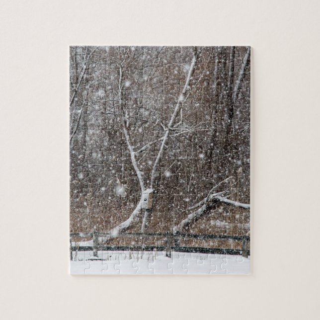 Schnee im Park (Vertikal)