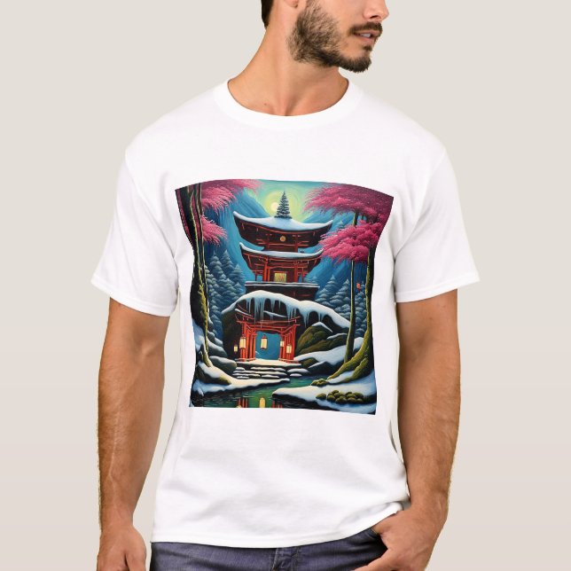 Schnee im Winter 5 T-Shirt (Vorderseite)