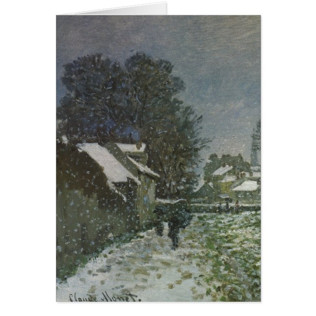 Schnee in Argenteuil von Claude Monet (Vorne)
