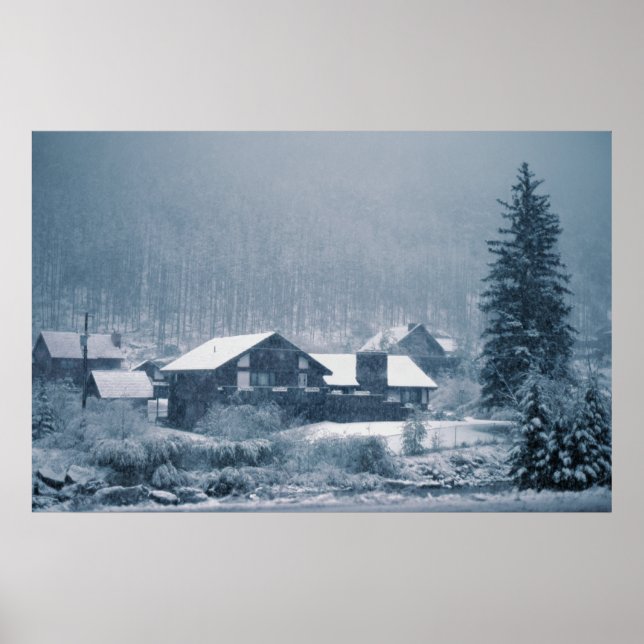 Schnee in Aspen Prints Poster (Vorne)