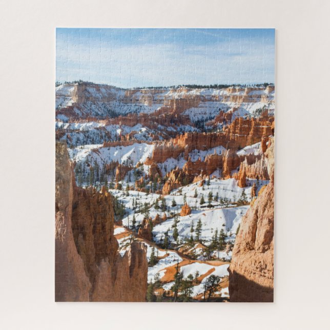 Schnee in Bryce Canyon - 1 Jigsaw Puzzle (Vertikal)
