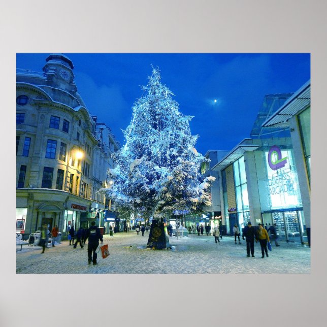 Schnee in Cardiff Poster (Vorne)