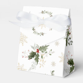 Schnee in der Liebe Golden Snowflakes Brautparty Geschenkschachtel