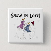 Schnee in der Liebe Snowman T - Shirt und Geschenk