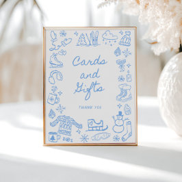 Schnee in der Liebe Whimsikkarten und Geschenke Poster