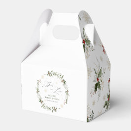 Schnee in der Liebe Winter Brautparty Geschenkschachtel
