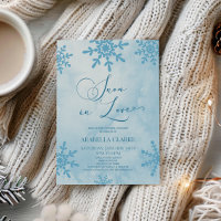 Schnee in der Liebe Winter Wunderland Brautparty