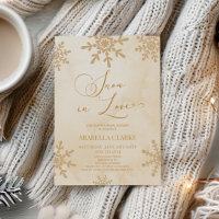 Schnee in der Liebe Winter Wunderland Brautparty