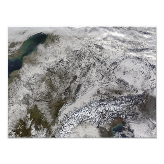 Schnee in Europa Fotodruck (Vorne)