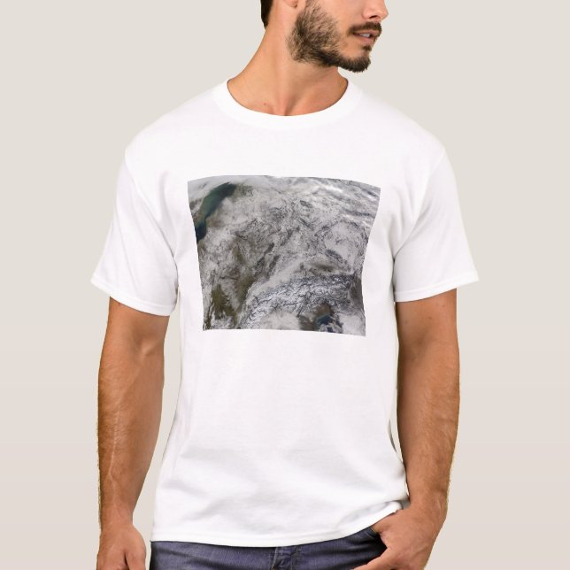 Schnee in Europa T-Shirt (Vorderseite)