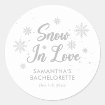 Schnee in Liebe Weißer Winter Bachelorette